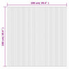 vidaXL Covor dreptunghiular, maro, 100x100 cm, bambus