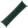 vidaXL Pernă cu pernă HEERLEN Verde &icirc;nchis 40 x 145 cm Catifea