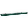 vidaXL Pat de grădină ridicat Verde 480 x 80 x 24 cm