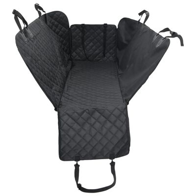 vidaXL Husă scaun auto pentru câini, negru, 137x46x50 cm