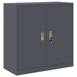 vidaXL Dulap de depozitare Antracit 90 x 40 x 90 cm Oțel