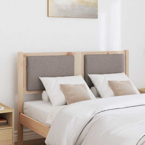 vidaXL Tăblie cap Altele Maro 120 cm Lemn masiv de pin