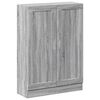 vidaXL Bibliotecă, gri sonoma, 82,5x30,5x115 cm, lemn prelucrat