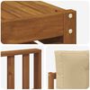 vidaXL Seturi de canapele 10 pcs Natural și Bej Lemn Solid de Acacia
