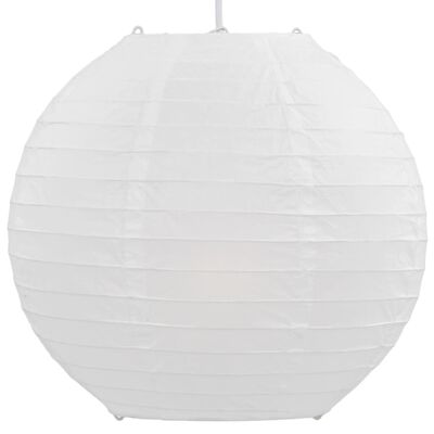 vidaXL Lampă suspendată, alb, Ø30 cm, E27
