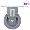 vidaXL Roți fixe, 24 buc., 75 mm
