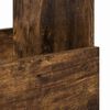 vidaXL Raft pentru reviste Stejar fumuriu 102 x 30 x 45 cm