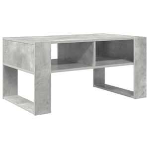 vidaXL Masă de cafea Gri din beton 92 x 53 x 45 cm Lemn prelucrat