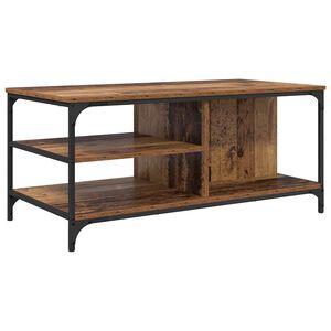 vidaXL Masă de cafea Lemn Vechi 100 x 50 x 45 cm Lemn prelucrat