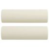 vidaXL Set de canapele cu perne, 3 piese, crem, catifea