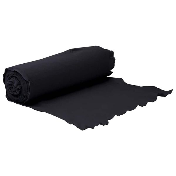 vidaXL Membrană geotextilă, negru, 1 x 50 m, fibră de poliester