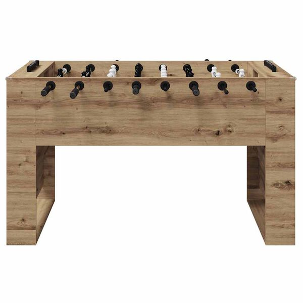 vidaXL Masă de Foosball Stejar Artizanal 146,5 x 74 x 85 cm