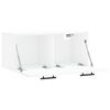 vidaXL Dulap de perete, alb, 80x36,5x35 cm, lemn compozit