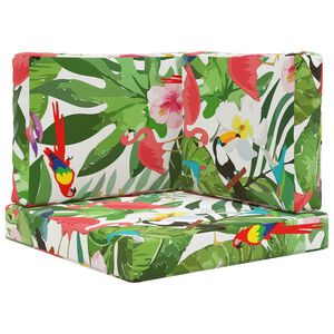 vidaXL Perna pentru canapea de exterior 3 pcs colorat Poliester