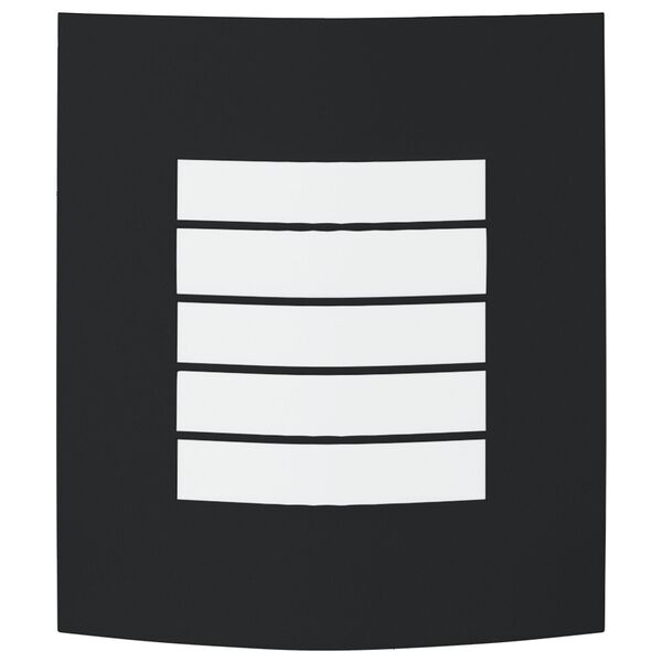 vidaXL Lumină de perete pentru exterior Negru 23.5 x 9 x 26 cm