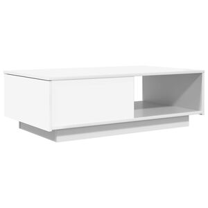 vidaXL Masă de cafea Alb 95 x 55 x 31 cm Lemn prelucrat