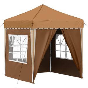 vidaXL Cort de Petrecere Pop-up Bej 195 x 195 x 245 cm Material Oxford
