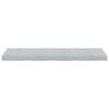vidaXL Rafturi de perete suspendate,2 buc,gri beton,80x23,5x3,8 cm,MDF