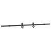 vidaXL Set feronerie pentru uși glisante, negru, 213,5 cm, oțel
