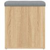 vidaXL Bancă de depozitare din stejar Sonoma 42x42x45 cm, lemn stratificat