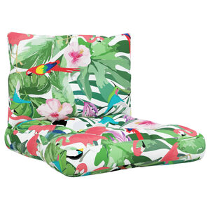 vidaXL Perne pentru paleți, 2 buc., multicolor, țesătură oxford