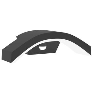 vidaXL Lampă exterioară de perete cu LED/senzor, negru aluminiu turnat