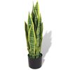 vidaXL Plantă artificială Limba-soacrei cu ghiveci, 65 cm, verde