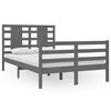 vidaXL Cadru de pat, gri, 120x200 cm, lemn masiv de pin