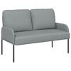 vidaXL Canapele cu pernă 110cm Gri deschis placaj