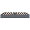 vidaXL Cadru pat otoman fără saltea Gri &icirc;nchis 180x200 cm catifea