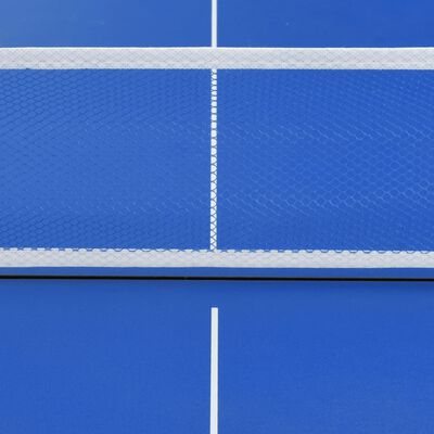 vidaXL Masă de ping pong cu fileu, albastru, 152 x 76 x 66 cm