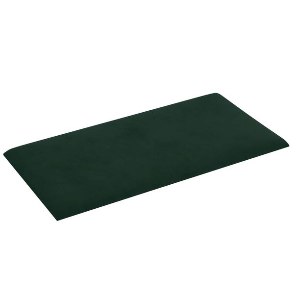vidaXL Tăblie de Pat pentru Perete 12 pcs Verde &icirc;nchis 30 x 15 cm