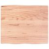 vidaXL Blat masă, 60x50x2 cm, maro, lemn stejar tratat contur organic
