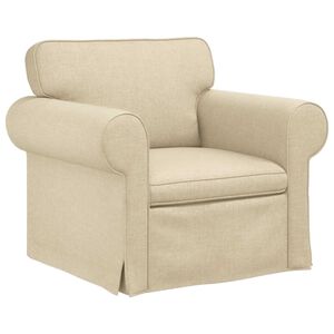 vidaXL Canapea Crem 95 x 82 x 80 cm țesătură