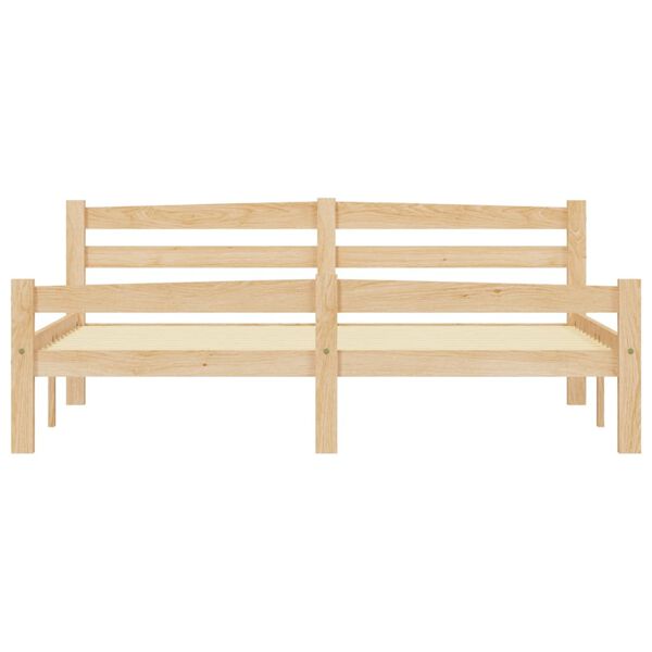 vidaXL Cadru de pat, 160x200 cm, lemn de pin masiv