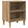 vidaXL Noptiera Stejar artizanal 40x30x50 cm Lemn prelucrat