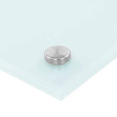vidaXL Panou antistropi de bucătărie, alb, 100x40 cm sticlă securizată