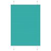 vidaXL Jaluzea plisată verde petrol 100x150 cm Lățime țesătură 99,4 cm