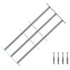 Grilaj de siguranță pentru ferestre cu 3 bare transversale 700-1050 mm
