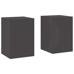 vidaXL Suport pentru plante 2 pcs Negru 24 x 24 x 35 cm Oțel