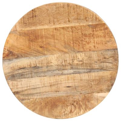 vidaXL Masă de bistro, Ø50x75 cm, lemn de mango nefinisat, rotundă