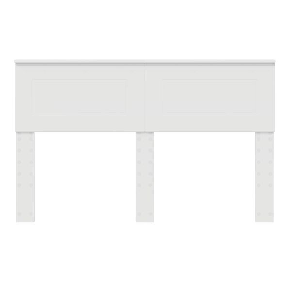 vidaXL Tăblie cap Alb 160 cm Lemn compozit