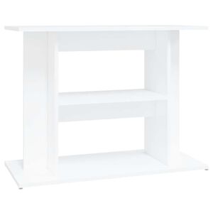 vidaXL Suport pentru acvariu, alb, 80x35x60 cm, lemn prelucrat