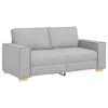 vidaXL Canapea cu 2 locuri, gri nor, 180x78x84 cm, material textil