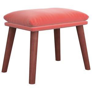 vidaXL Taburet, roz, 45x29,5x35 cm, catifea