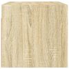 vidaXL Dulapuri perete uși sticlă 2 buc. stejar sonoma 68,5x37x35 cm