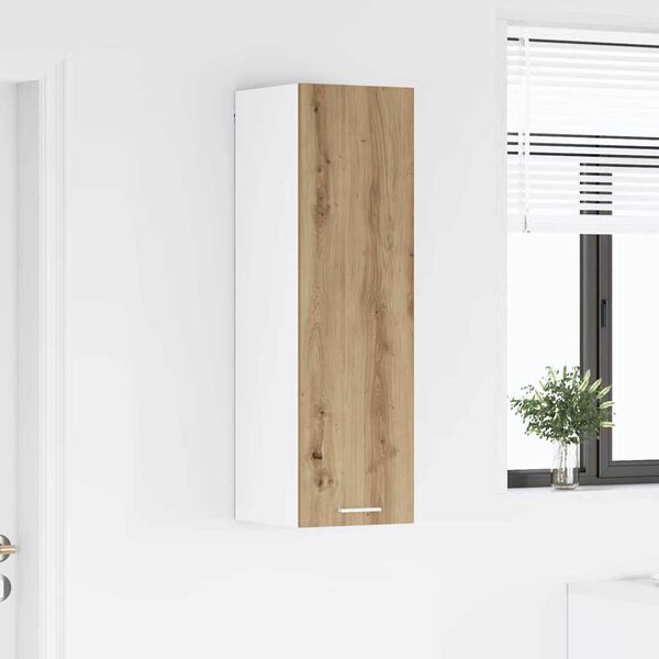 vidaXL Dulap suspendat Stejar Artizanal 30 x 31 x 100 cm Lemn compozit