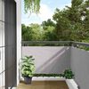 vidaXL Paravan de balcon, gri, 700x120 cm, PVC