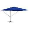 vidaXL Umbrelă de soare Albastru azur 351 x 250 x 253 cm