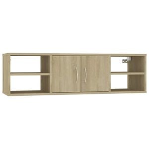 vidaXL Raft de perete, stejar sonoma, 102x30x29 cm, lemn prelucrat